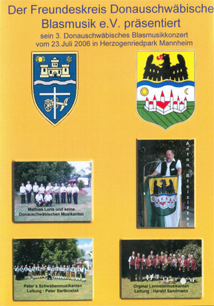 DVD Freundeskreis Donauschwäbische Blasmusik e.V. 2006